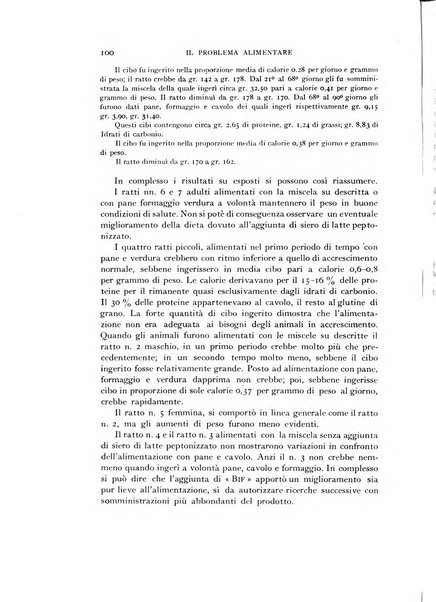 Il problema alimentare chimica, fisiologia, patologia, terapia