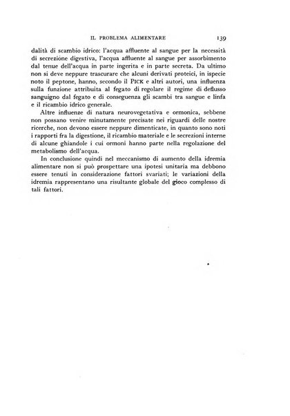 Il problema alimentare chimica, fisiologia, patologia, terapia