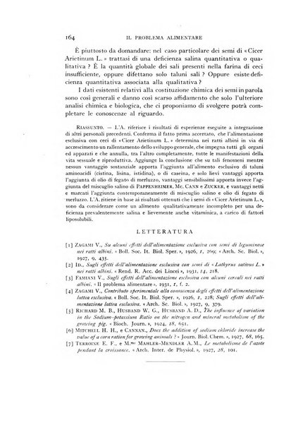 Il problema alimentare chimica, fisiologia, patologia, terapia