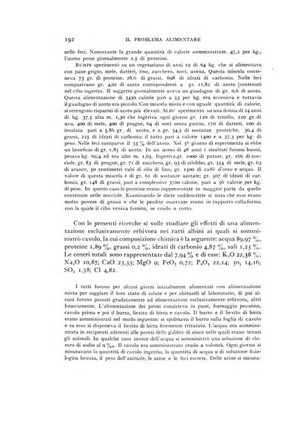 Il problema alimentare chimica, fisiologia, patologia, terapia