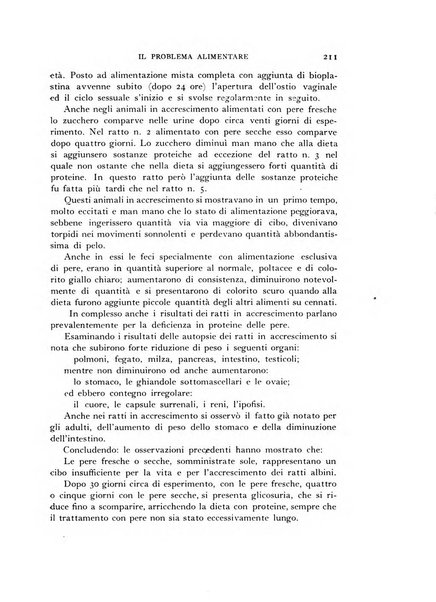 Il problema alimentare chimica, fisiologia, patologia, terapia