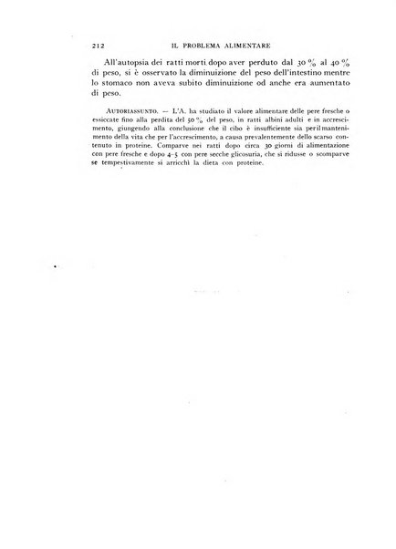 Il problema alimentare chimica, fisiologia, patologia, terapia