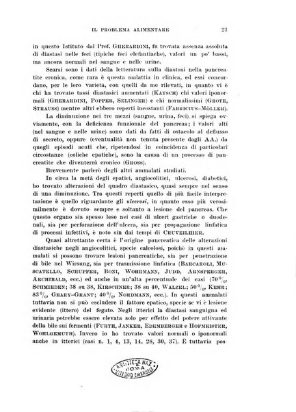 Il problema alimentare chimica, fisiologia, patologia, terapia