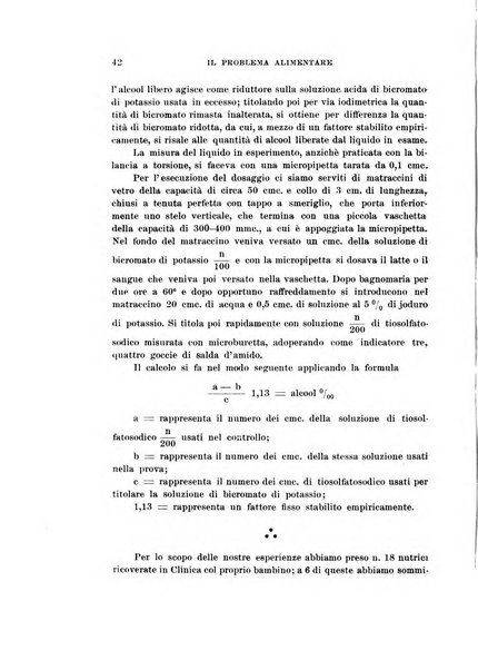 Il problema alimentare chimica, fisiologia, patologia, terapia