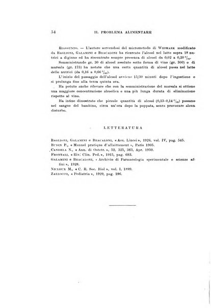 Il problema alimentare chimica, fisiologia, patologia, terapia