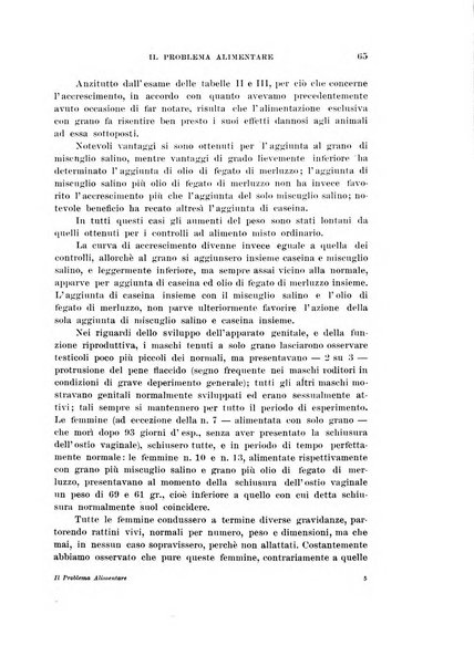 Il problema alimentare chimica, fisiologia, patologia, terapia