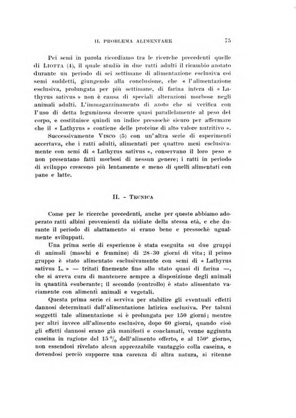 Il problema alimentare chimica, fisiologia, patologia, terapia