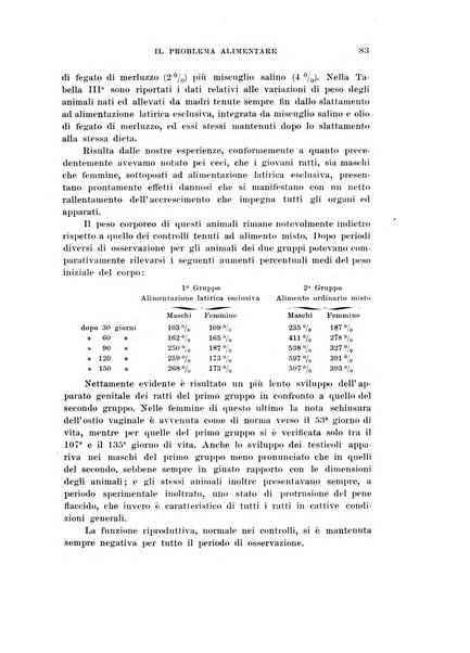 Il problema alimentare chimica, fisiologia, patologia, terapia