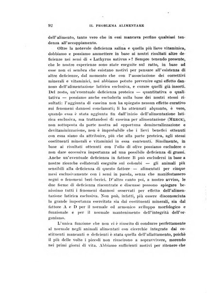 Il problema alimentare chimica, fisiologia, patologia, terapia