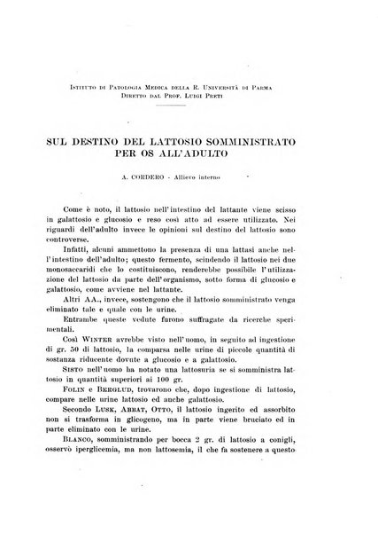 Il problema alimentare chimica, fisiologia, patologia, terapia