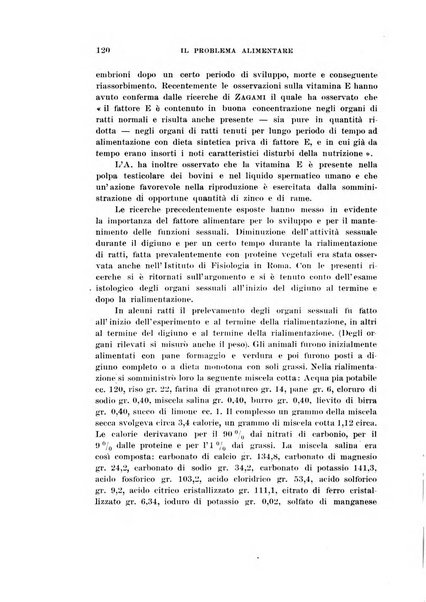 Il problema alimentare chimica, fisiologia, patologia, terapia