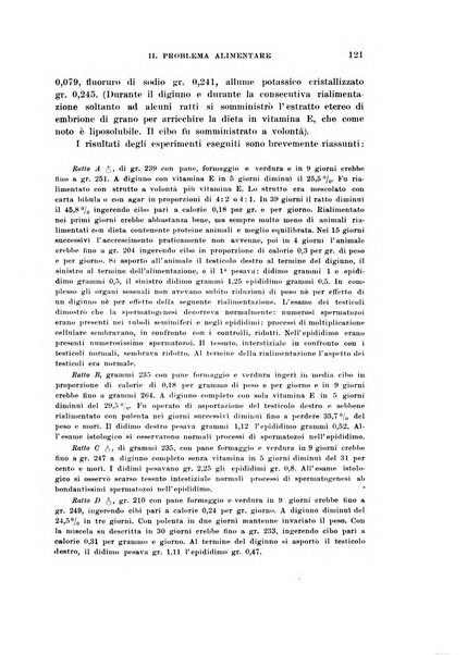 Il problema alimentare chimica, fisiologia, patologia, terapia