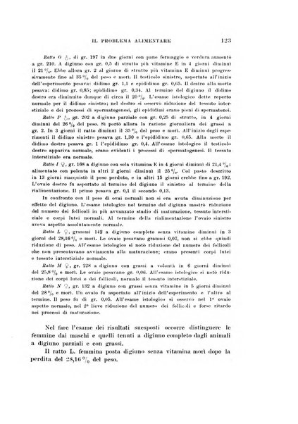 Il problema alimentare chimica, fisiologia, patologia, terapia