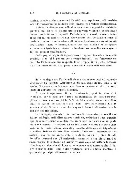 Il problema alimentare chimica, fisiologia, patologia, terapia