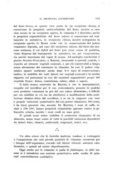 Il problema alimentare chimica, fisiologia, patologia, terapia