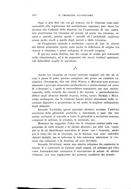 Il problema alimentare chimica, fisiologia, patologia, terapia