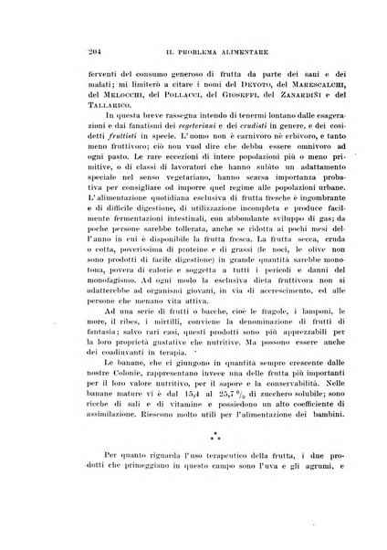 Il problema alimentare chimica, fisiologia, patologia, terapia