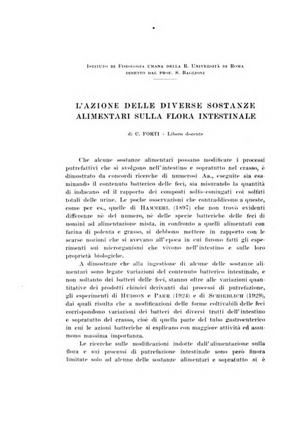 Il problema alimentare chimica, fisiologia, patologia, terapia