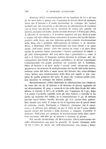 Il problema alimentare chimica, fisiologia, patologia, terapia