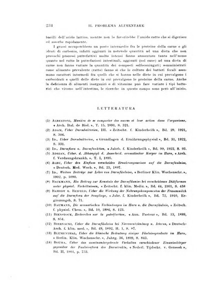 Il problema alimentare chimica, fisiologia, patologia, terapia