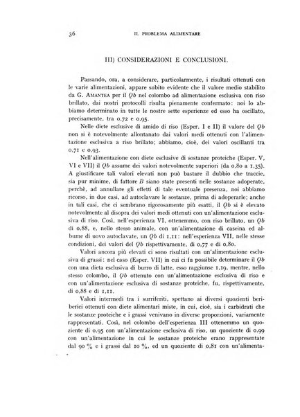 Il problema alimentare chimica, fisiologia, patologia, terapia