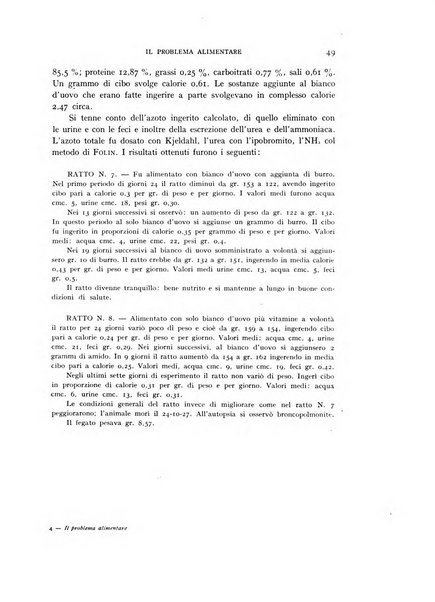 Il problema alimentare chimica, fisiologia, patologia, terapia