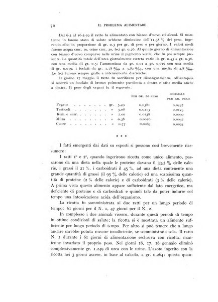 Il problema alimentare chimica, fisiologia, patologia, terapia