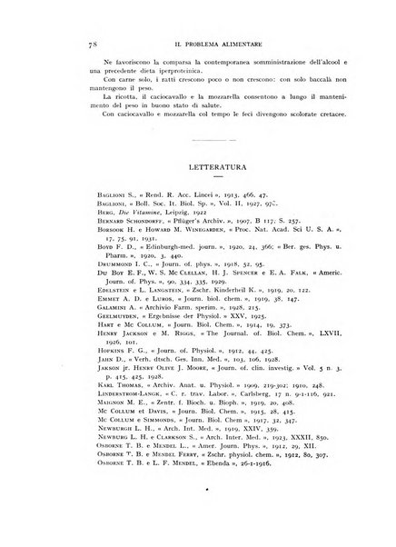 Il problema alimentare chimica, fisiologia, patologia, terapia