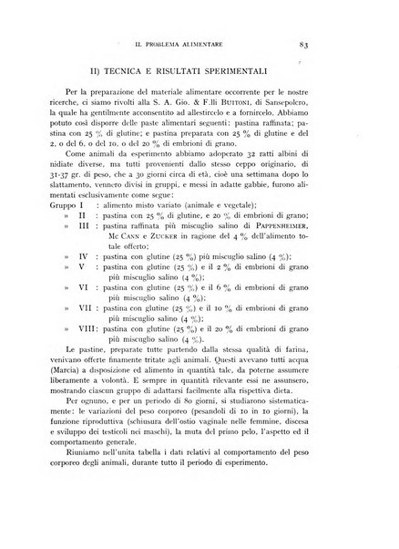 Il problema alimentare chimica, fisiologia, patologia, terapia