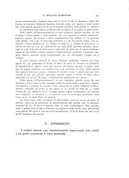 Il problema alimentare chimica, fisiologia, patologia, terapia