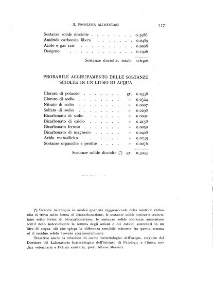 Il problema alimentare chimica, fisiologia, patologia, terapia