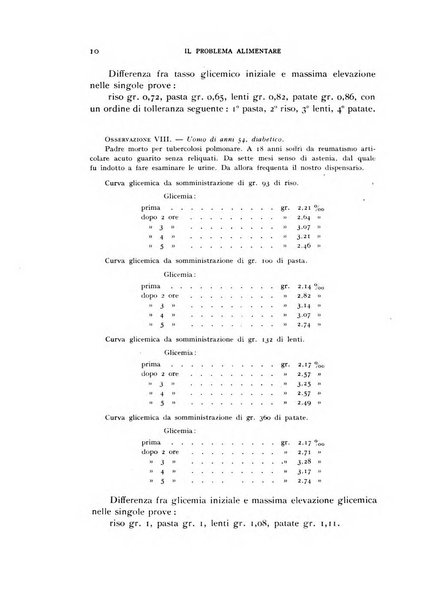 Il problema alimentare chimica, fisiologia, patologia, terapia