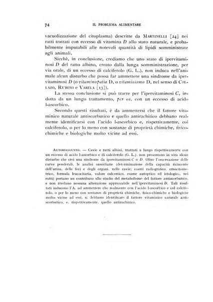 Il problema alimentare chimica, fisiologia, patologia, terapia