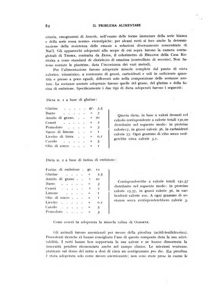 Il problema alimentare chimica, fisiologia, patologia, terapia