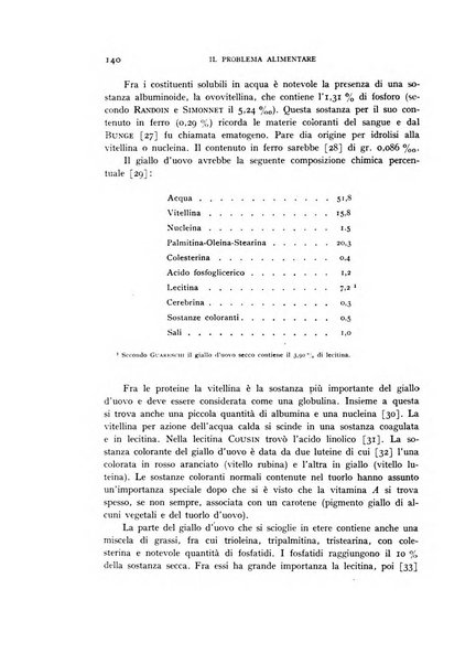 Il problema alimentare chimica, fisiologia, patologia, terapia