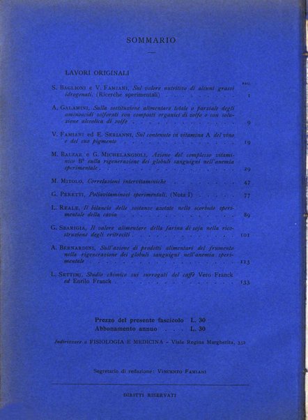 Il problema alimentare chimica, fisiologia, patologia, terapia