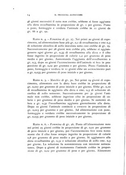 Il problema alimentare chimica, fisiologia, patologia, terapia