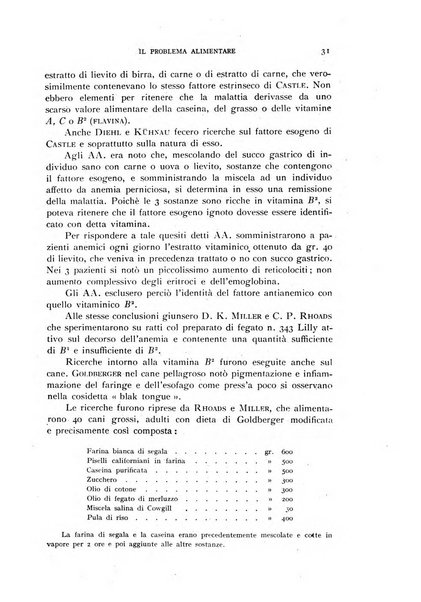 Il problema alimentare chimica, fisiologia, patologia, terapia