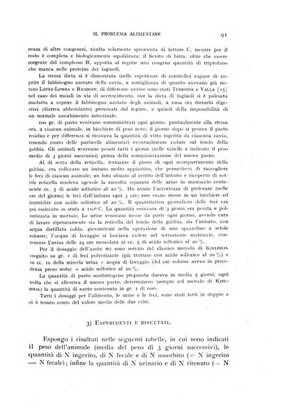 Il problema alimentare chimica, fisiologia, patologia, terapia