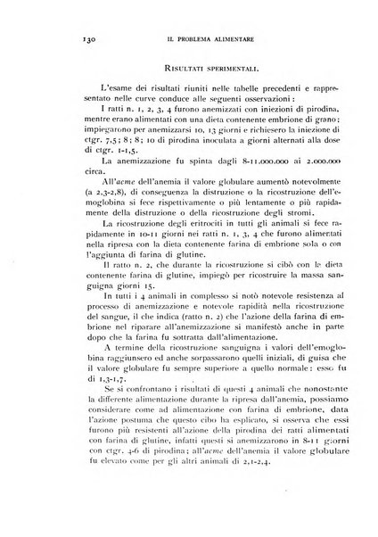 Il problema alimentare chimica, fisiologia, patologia, terapia