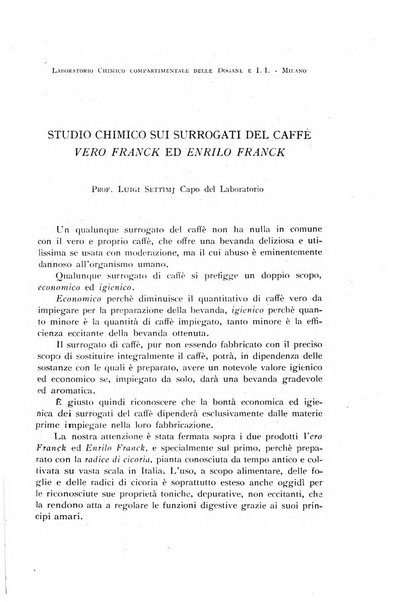 Il problema alimentare chimica, fisiologia, patologia, terapia