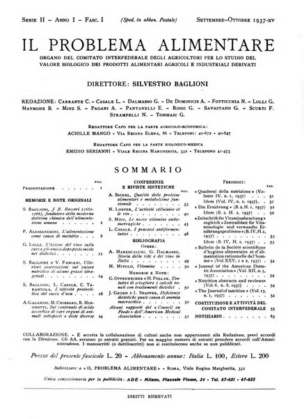 Il problema alimentare chimica, fisiologia, patologia, terapia