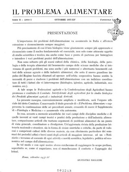 Il problema alimentare chimica, fisiologia, patologia, terapia