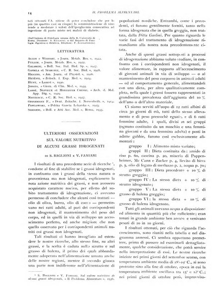 Il problema alimentare chimica, fisiologia, patologia, terapia