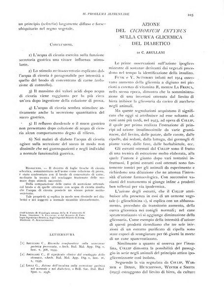 Il problema alimentare chimica, fisiologia, patologia, terapia