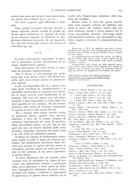 Il problema alimentare chimica, fisiologia, patologia, terapia