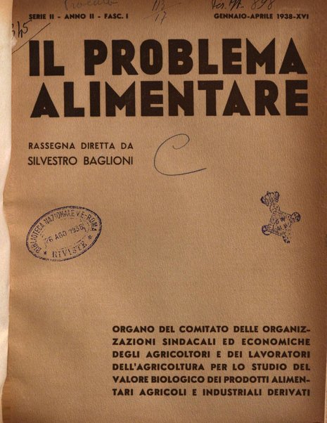 Il problema alimentare chimica, fisiologia, patologia, terapia