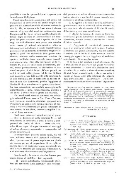 Il problema alimentare chimica, fisiologia, patologia, terapia