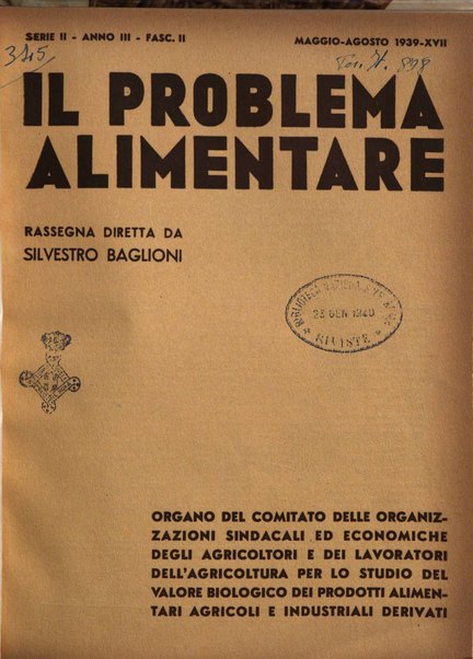 Il problema alimentare chimica, fisiologia, patologia, terapia