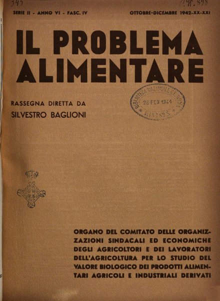 Il problema alimentare chimica, fisiologia, patologia, terapia